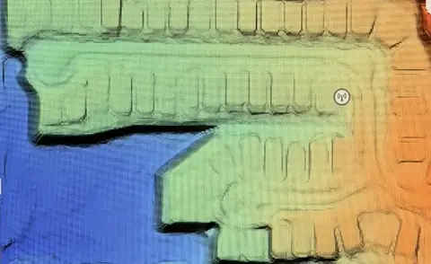 Lot-by-lot elevation surface for a residential development